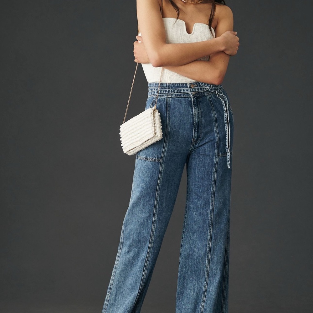 Hudson High Rise/Wide Leg Trouser Jeans